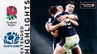 England v Scotland  EXTENDED Highlights  Historic Scotland Victory  Guinness Six Nations 2021 [upl. by Ishii]