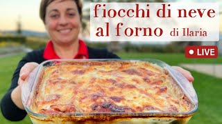 FIOCCHI DI NEVE AL FORNO di Ilaria  Ricetta in diretta [upl. by Myrah]