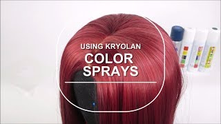 Kryolan Color Sprays [upl. by Yursa]