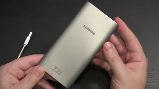 Samsung TypeC 10000mAh Fast Charge Battery Pack [upl. by Ymmac]