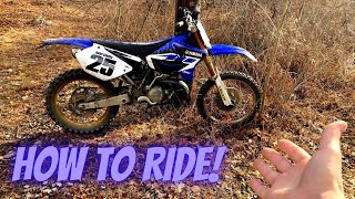 How To Ride A Dirt Bike Best Way [upl. by Odlabu59]