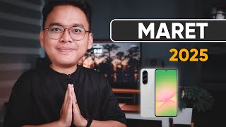 REKOMENDASI HP SMARTPHONE MARET 2025 [upl. by Yauqram]