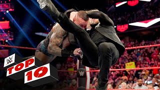 Top 10 Raw moments WWE Top 10 March 9 2020 [upl. by Casteel243]