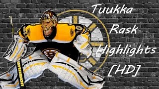 Tuukka Rask 40 Highlights HD [upl. by Ylrbmik]