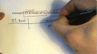 Moles to Molecules Conversion [upl. by Sana]