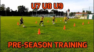 Full PreSeason Football Training ⚽️ U7  U8  U9 🔥 Предсезонная Подготовка [upl. by Neik]