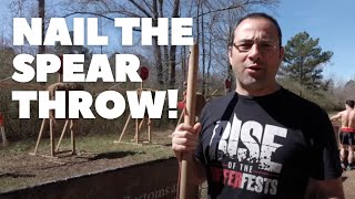 Spartan Race Spear  How To Throw [upl. by Chrysler]