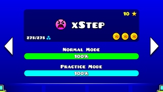 Geometry Dash Walkthrough  Level 10 xStep ALL COINS [upl. by Clo]