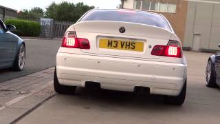 BMW E46 M3 Exhaust comparison  Eisenmann V Supersprint V OEM [upl. by Yaya631]