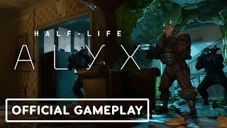 HalfLife Alyx – Official Gameplay Trailer 3 Combine Shootout [upl. by Attevad]