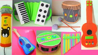 6 INSTRUMENTOS CASEROS CON RECICLAJE ♬ Diy Manualidades [upl. by Eneiluj295]