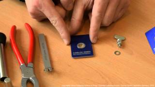 Camloc 4002T02 Mounting Tool Installation video [upl. by Fredek380]