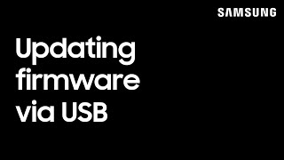 How to manually update the firmware on your Samsung TV  Samsung US [upl. by Hadria]