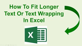 How To Fit Longer Text or Text Wrapping In Excel Excel Tip [upl. by Loring471]