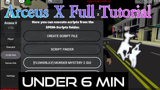 Arceus X Full Tutorial Under 6 Min [upl. by Attenor]