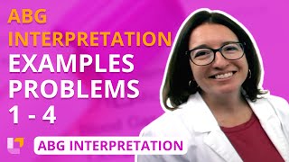 Arterial Blood Gas ABG Interpretation  Example Problems 14  LevelUpRN [upl. by Onilatac]