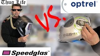 Optrel vs SpeedGlas  Automatik Schweissmasken Schweisshelme Vergleich [upl. by Aritak]