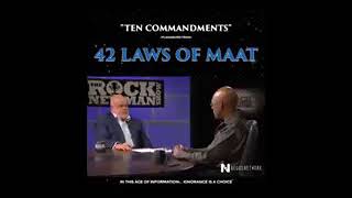 10 Commandments was derived from 42 laws of MAAT [upl. by Auerbach79]