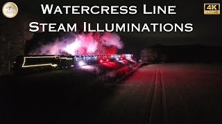 Watercress Line Steam Illuminations 2024 v2 [upl. by Corinna]