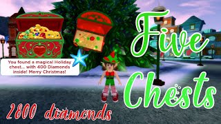 5 Christmas Chest Locations in Roblox Royale High [upl. by Ylaek492]