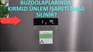 Arçelik ve Beko Buzdolabı Kırmızı Ünlem Hatasını Silme İşlemi [upl. by Brenden]