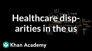 Health and healthcare disparities in the US  Social Inequality  MCAT  Khan Academy [upl. by Palermo]