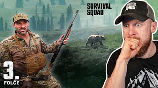 SCHÜSSE beim ersten BÄRENKONTAKT  Fritz Meinecke reagiert auf Survival Squad Folge 3 [upl. by Mapel102]