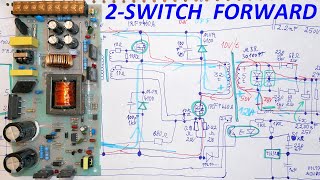 12V 50A 600W power supply  schematic amp how does it work [upl. by Egedan385]