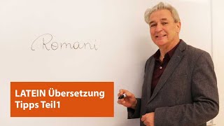 Latein Übersetzung  Tipps Teil 1 [upl. by Wootten]