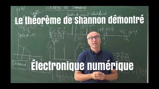 Le critère de Shannon démontré [upl. by Nnilsia]