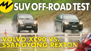 SUV offRoad Test  Volvo XC90 Vs Ssangyong Rexton  Motorvision [upl. by Artimid]