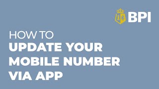 How to update your mobile number  BPI Online  2021 [upl. by Goetz696]