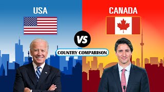 United States USA vs Canada  Country Comparison [upl. by Karsten94]