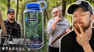 7 vs Wild FLASCHE Die ersten Ideen der Naturensöhne  Fritz Meinecke reagiert [upl. by Silvano]