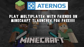 quotHow To Make Aternos Server and Play Minecraft TLauncher Multiplayer With Your Friends For Free quot [upl. by Botnick]