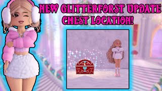 NEW Chest Location In The GLITTERFROST Update Royale High [upl. by Tatia]