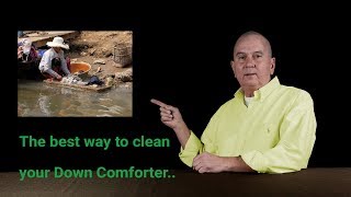 The best way to clean a goose Down Comforter [upl. by Searcy]