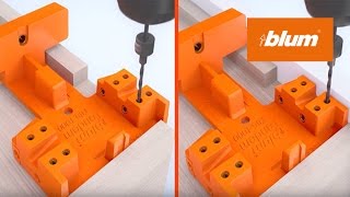 Drilling template for TANDEM and MOVENTO  Blum [upl. by Aivatahs]