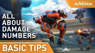 Mech Arena  Basic Tips  All About Damage Numbers [upl. by Avah]