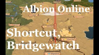 Albion Online  Caerleon to Bridgewatch fast almost safely [upl. by Ellehcear]