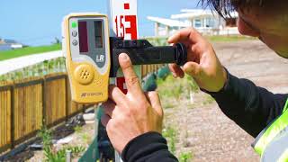 How To Manual Slope Match With A Laser Level Simple And Easy [upl. by Don]