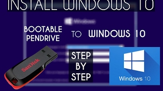 How to install windows 10 by making bootable pendrive Step By Step [upl. by Saretta]