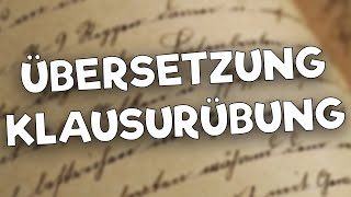 Übersetzung Latein Klausurübung mit Lösungen für Anfänger [upl. by Giffy]