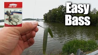 Easy Bass Fishing for ANYONE  Affordable Fishing for Beginners [upl. by Sitoiganap96]