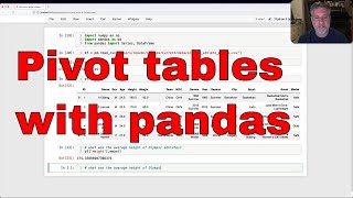 Pivot tables with Pandas [upl. by Airasor106]