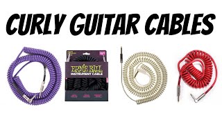 Best Coiled Guitar Cables  5 Curly Cables [upl. by Jordison941]