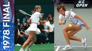 Chris Evert vs Pam Shriver  US Open 1978 Final [upl. by Basilio]