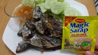 How to cook Pritong Isda using Magic Sarap [upl. by Ahtera]