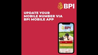 How to update your mobile number online  BPI Online  2020 [upl. by Aiepoissac853]