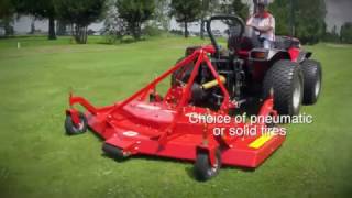 BEFCO Cyclone C50RD7 finishing mower front mounted [upl. by Renckens]